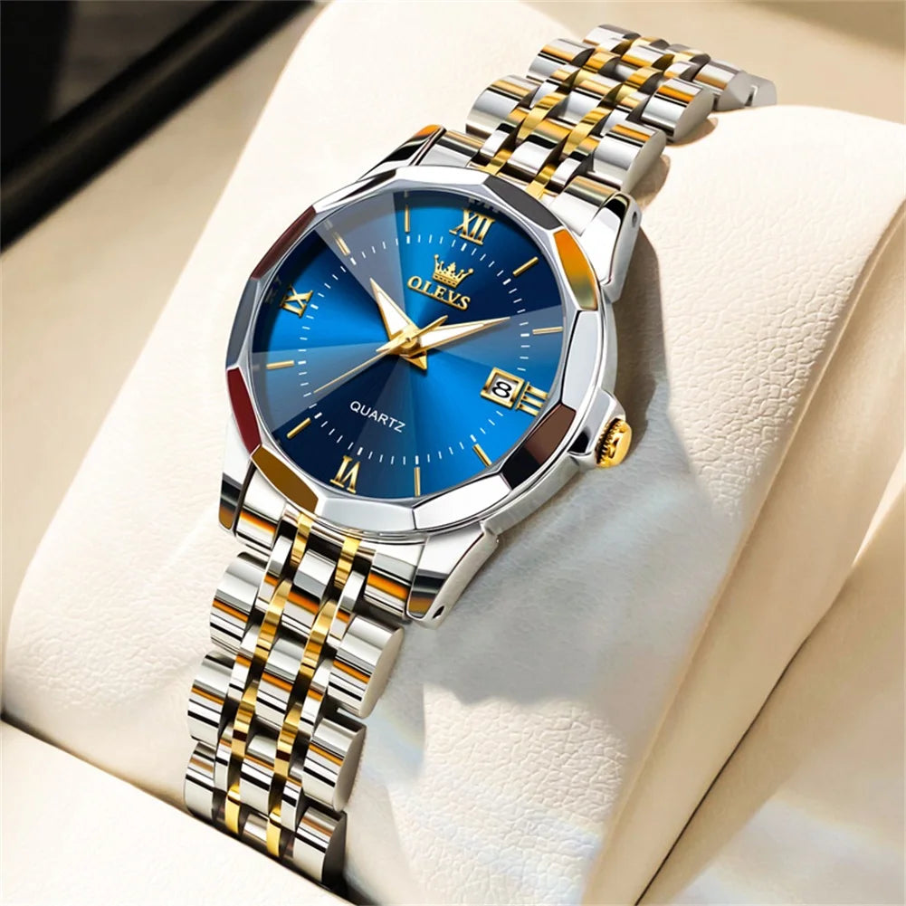 OLEVS Elegant Fashion Women's Watch - Luxury Waterproof Luminous Date