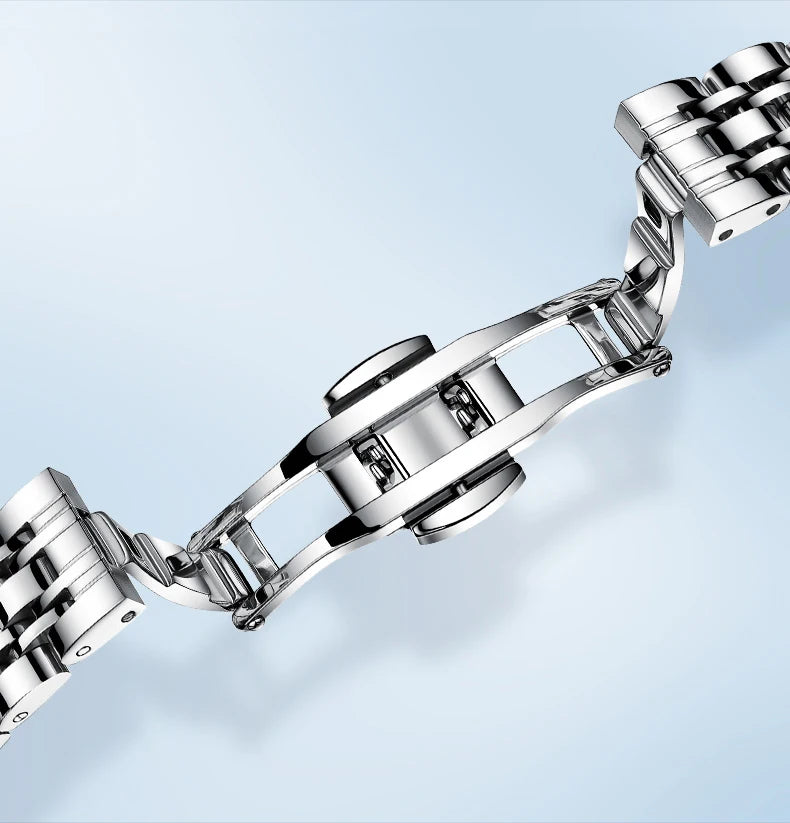 ROMITIME Luxury Diamond Dial Watch - Elegant Waterproof Stainless Steel