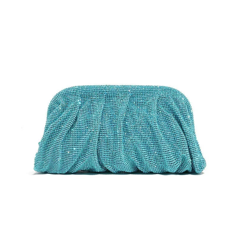 Glamorous Rhinestone Pearl Evening Bag for Women | Elegant Stage Performance Clutch | Sparkly Prom Wedding Party Purse 럭셔리 클러치백