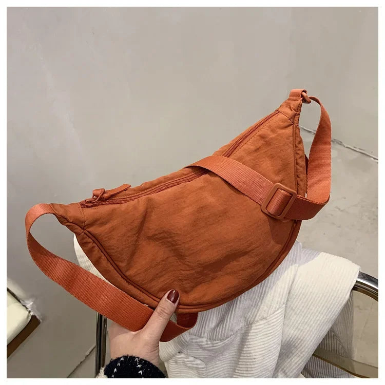 Casual Nylon Crossbody Bag for Women Designer Shoulder Bags Large Capacity Tote Lady Travel Shopper Bag Female Purses 2024