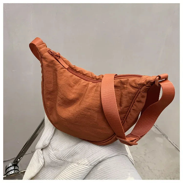 Casual Nylon Crossbody Bag for Women Designer Shoulder Bags Large Capacity Tote Lady Travel Shopper Bag Female Purses 2024