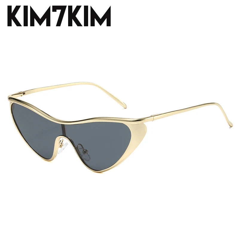 Y2K Punk Cat Eye Sunglasses - 2025 Luxury Shield Eyewear UV400 Women