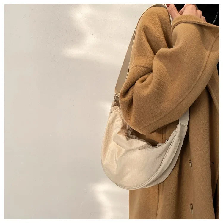 Casual Nylon Crossbody Bag for Women Designer Shoulder Bags Large Capacity Tote Lady Travel Shopper Bag Female Purses 2024