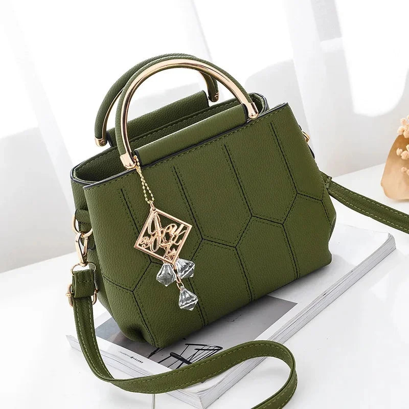 Trendy Women's Handbag Spring Summer New Style Korean Version Simple Small Square Bag Single Shoulder Bag Crossbody Bag