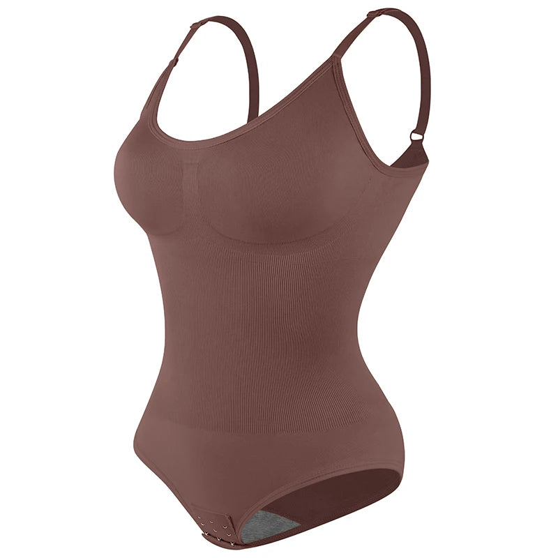 Bodysuit Shapewear - Tummy Control Butt Lifter Low Neck Jumpsuit