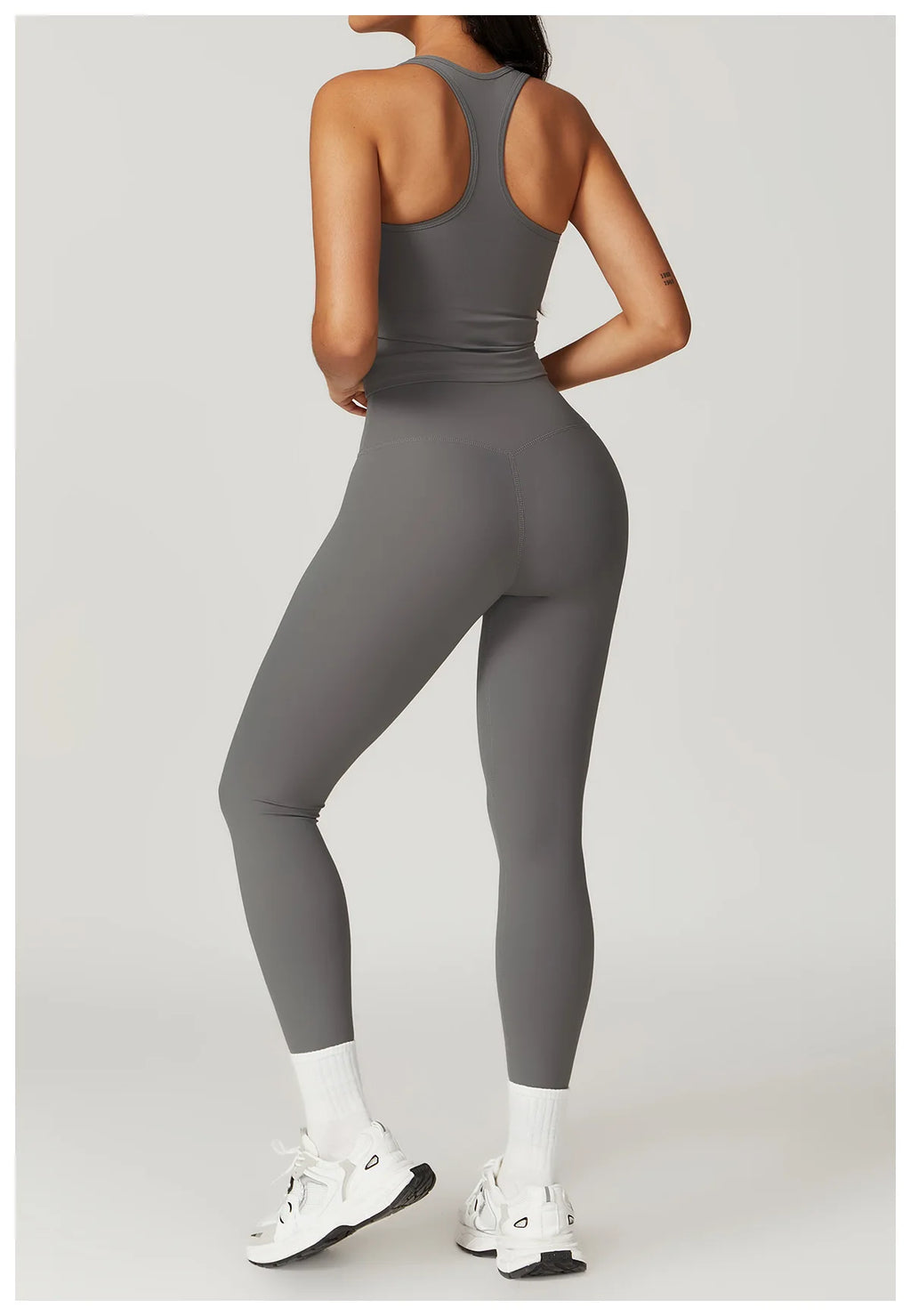 BIANHUI Gym Clothes Woman Brushed Cotton Racerback Sports Vest for Women Tight-Fitting Quick-Dry Casual Fitness Top Yoga Wear