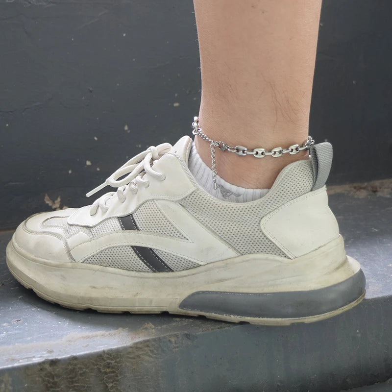 Stainless Steel Anklets For Women Beach Foot Jewelry Leg Chain Ankle Bracelets Men or Women Holiday Accessories 2025 New