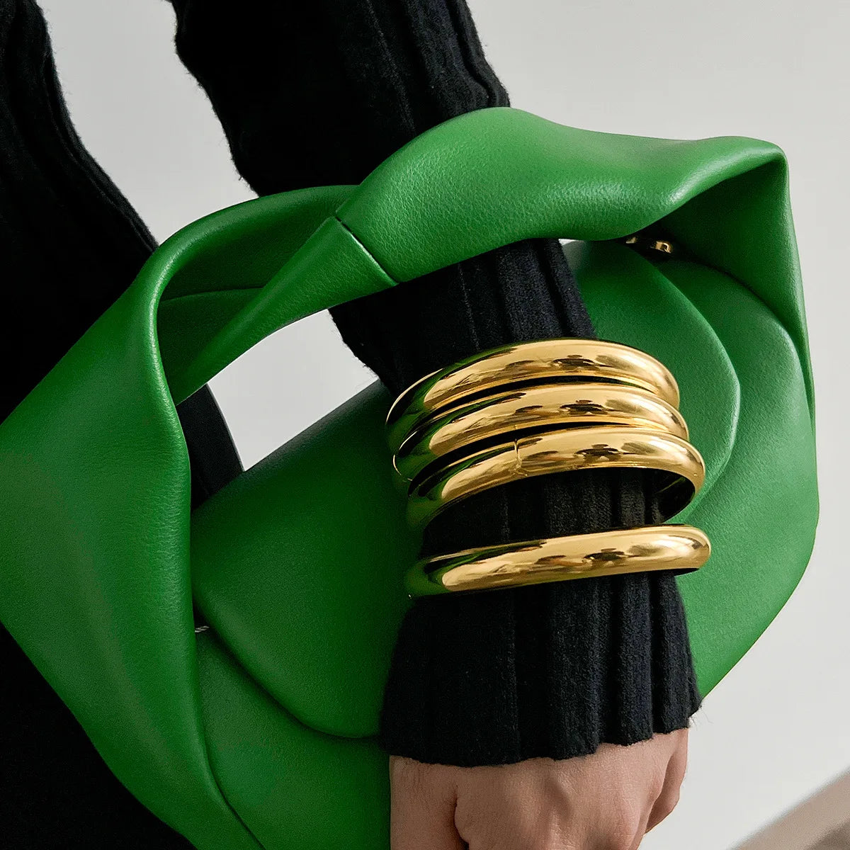 KMVEXO Exaggerated Punk Irregular Wide Cuff Bangle Set for Women Vintage Gold Color Chunky Metal Bracelets Men Hand Jewelry Gift