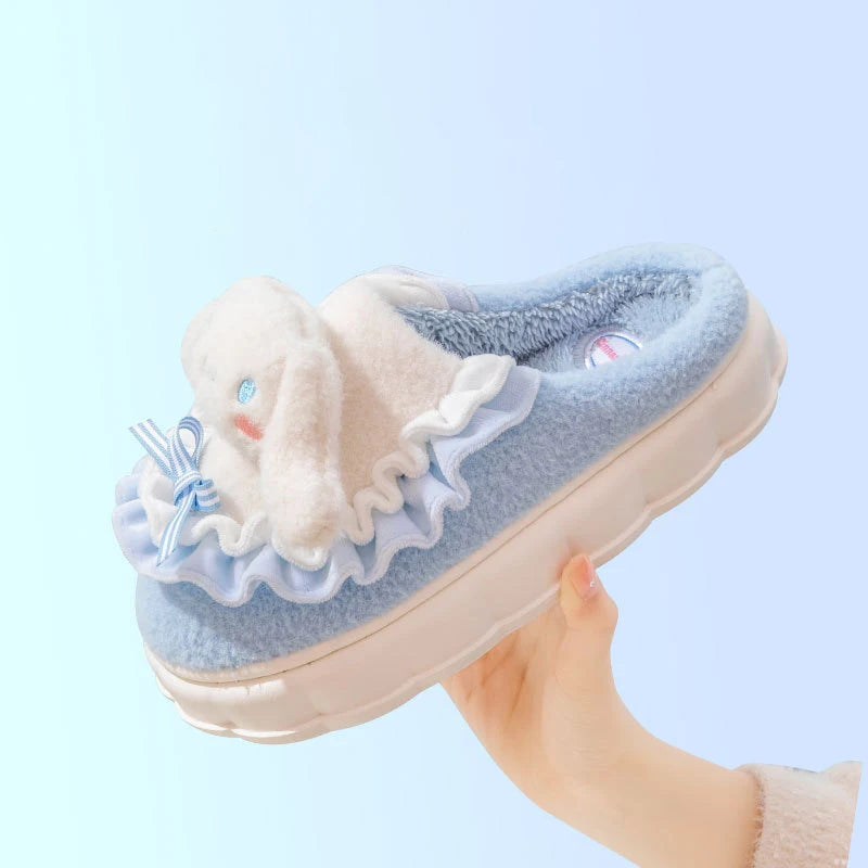 Super Cute Kawaii Character Slippers - Indoor Anti-Slip Cartoon Slides