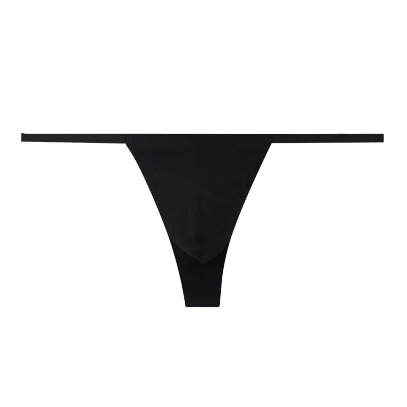 Multi size Comfortable  high stretch sports Thong men's T-pants Mens Sexy T Back  Men Brief Underwear Ribbed Pants Sexy T-Shaped