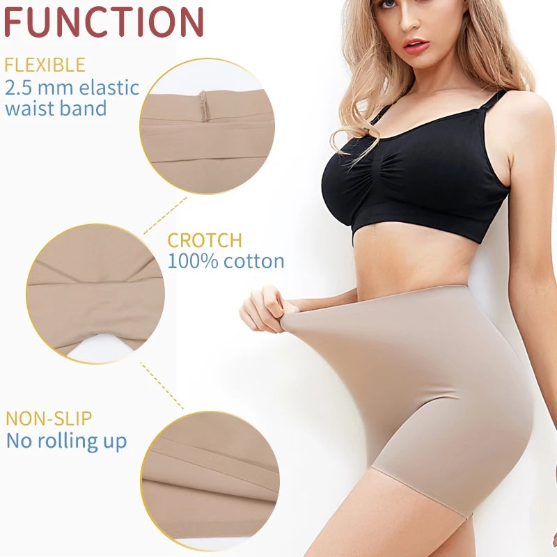 High Waisted Shaper Shorts - Smooth Boyshorts Tummy Control