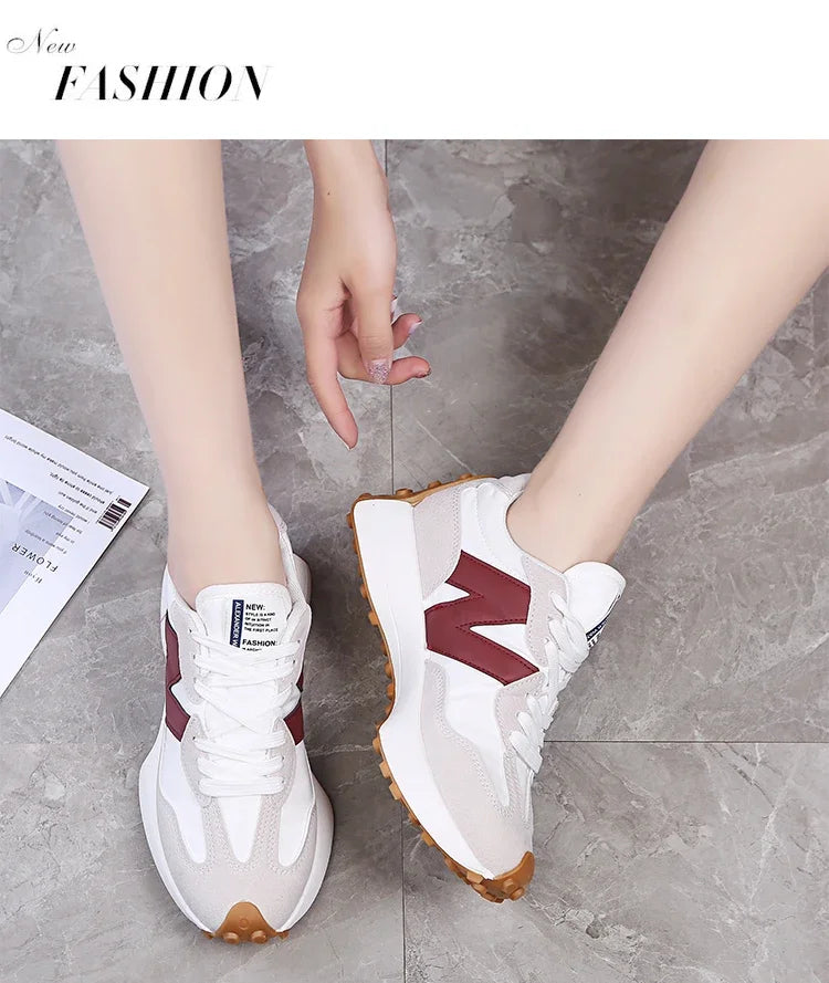 New Style Zugu Women's Dad Sneakers - 2025 Summer Thick-Soled Breathable