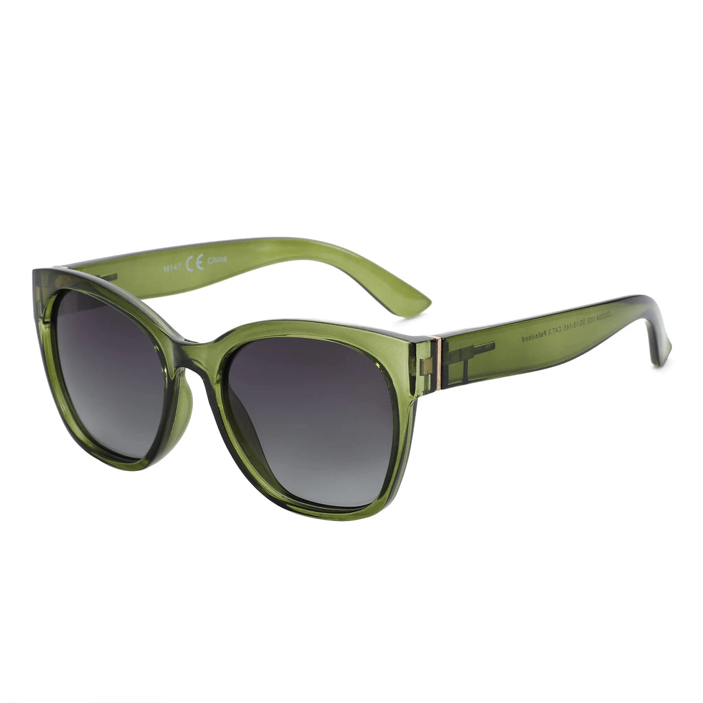 ZENOTTIC Thick Butterfly Polarized Sunglasses - Chunky Cat Eye UV400