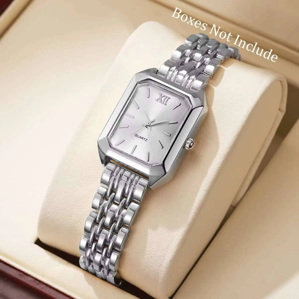 Fashion Rectangle Quartz Watch - Luxury Analog Wristwatch Gift