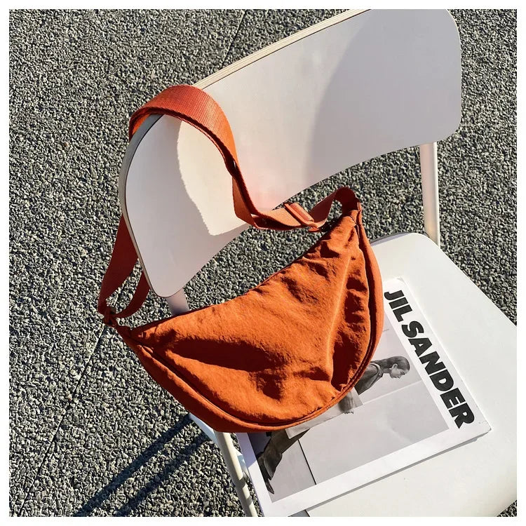 Casual Nylon Crossbody Bag for Women Designer Shoulder Bags Large Capacity Tote Lady Travel Shopper Bag Female Purses 2024