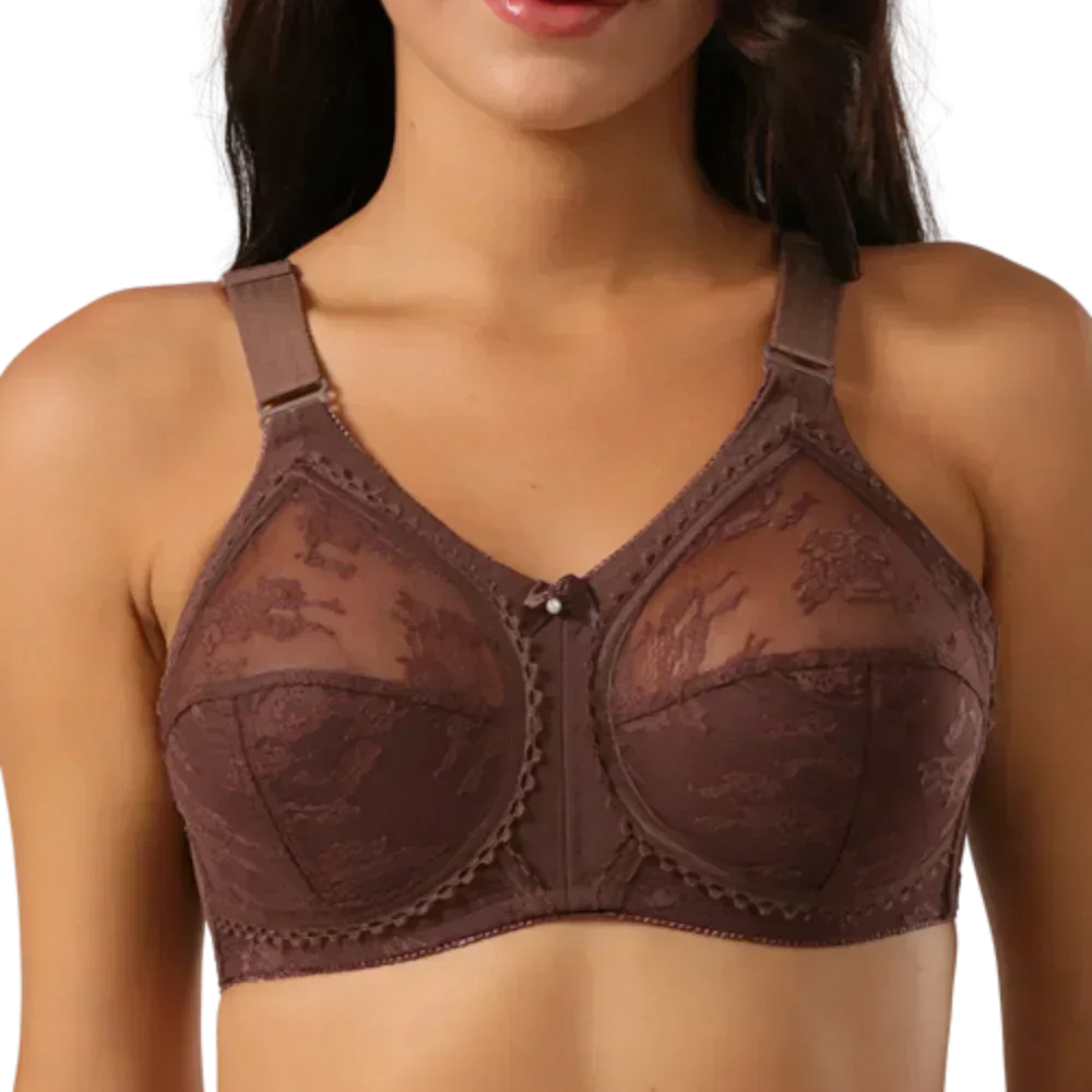 Big Minimizer Bras - Large Size Lace Wireless Full Coverage