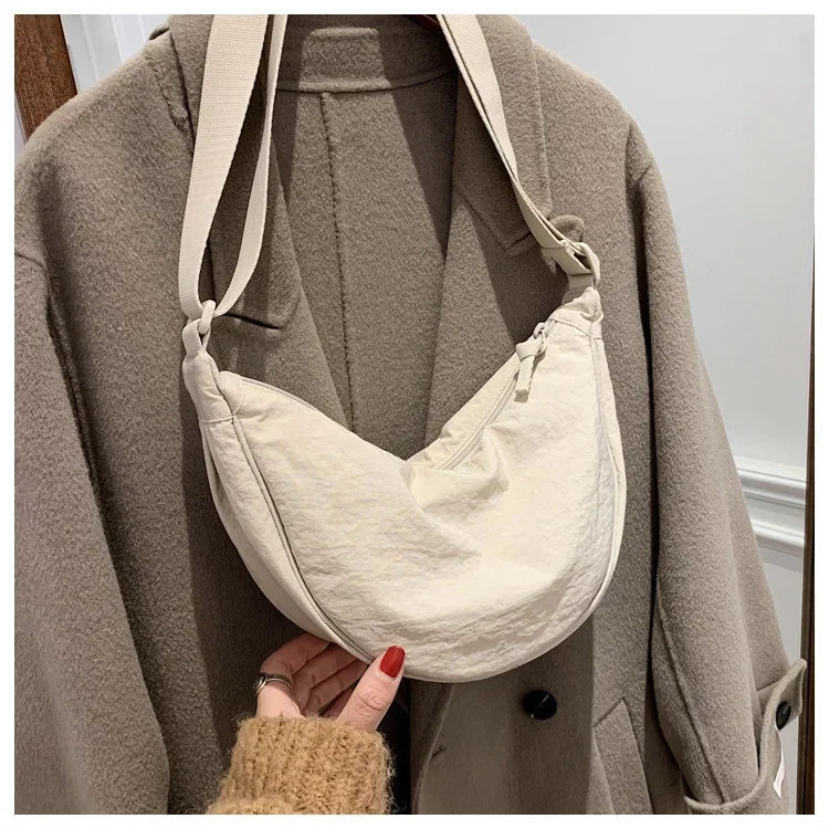 Casual Nylon Crossbody Bag for Women Designer Shoulder Bags Large Capacity Tote Lady Travel Shopper Bag Female Purses 2024