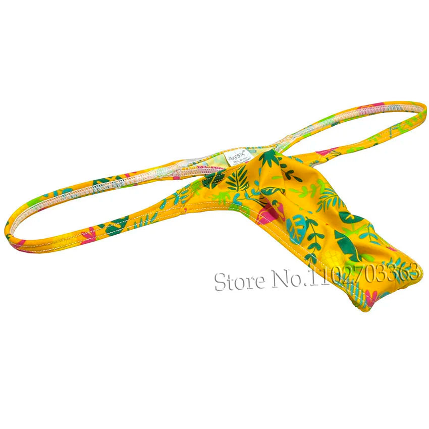 Men's Swim Thongs Micro G-string Enhance Big Pouch Underwear Male T-back Bikini Low Rise Strap Briefs Beach Quick-dry Underpants