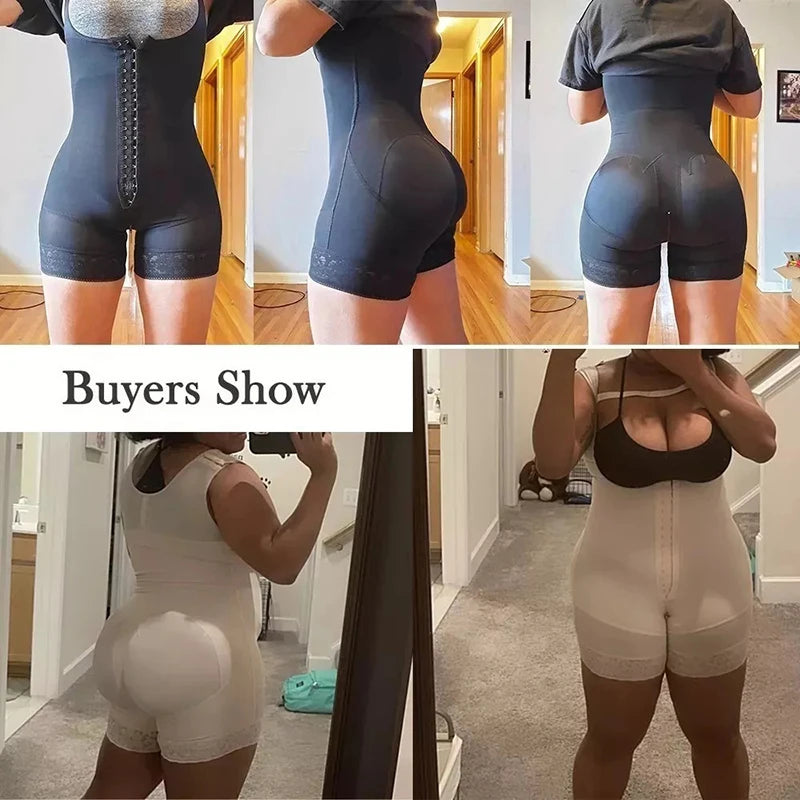 AfruliA Fajas Colombian Shapewear - Corset Waist Trainer Bodysuit