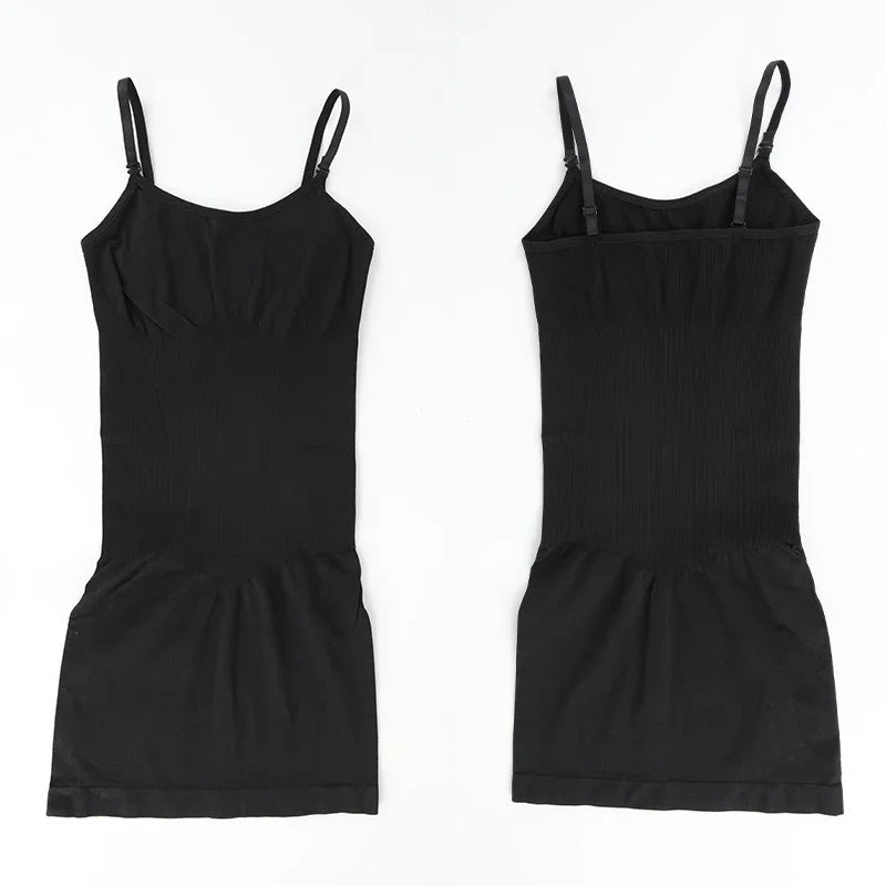 Women Shapewear Full Slip - Tummy Control Cami Mini Under Dress