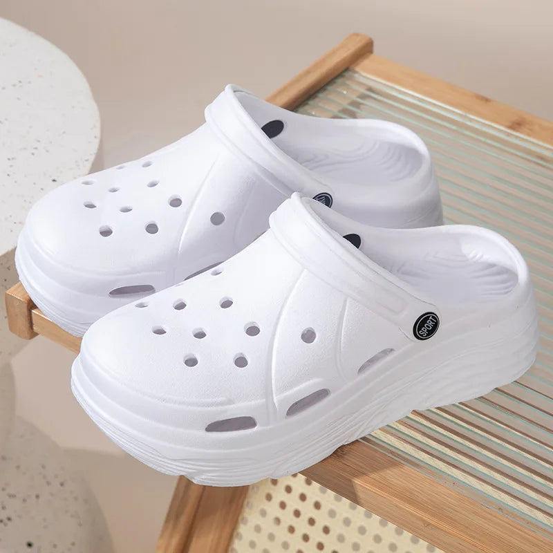 Women's Fashion Platform Sandals - Summer 2025 EVA Clogs Garden Shoes