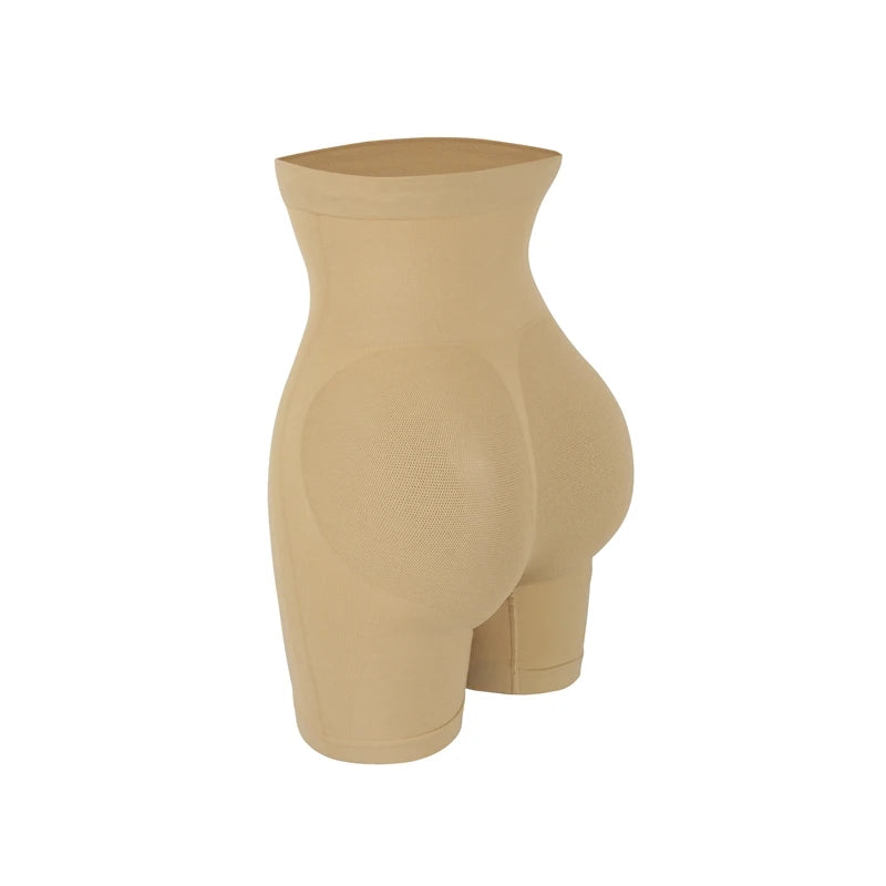 High Waist Body Shaper Shorts - Butt Lifter Mesh Buttock Enhancer