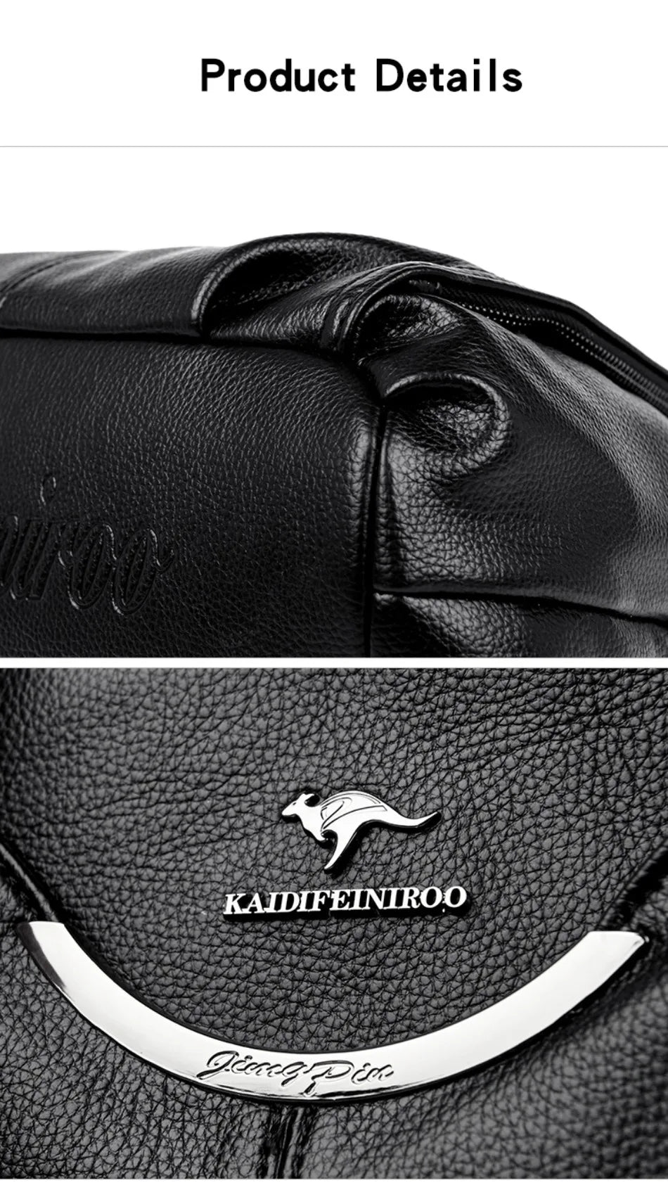 Luxury Soft Leather Handbag - Designer Crossbody Tote Bag 2024