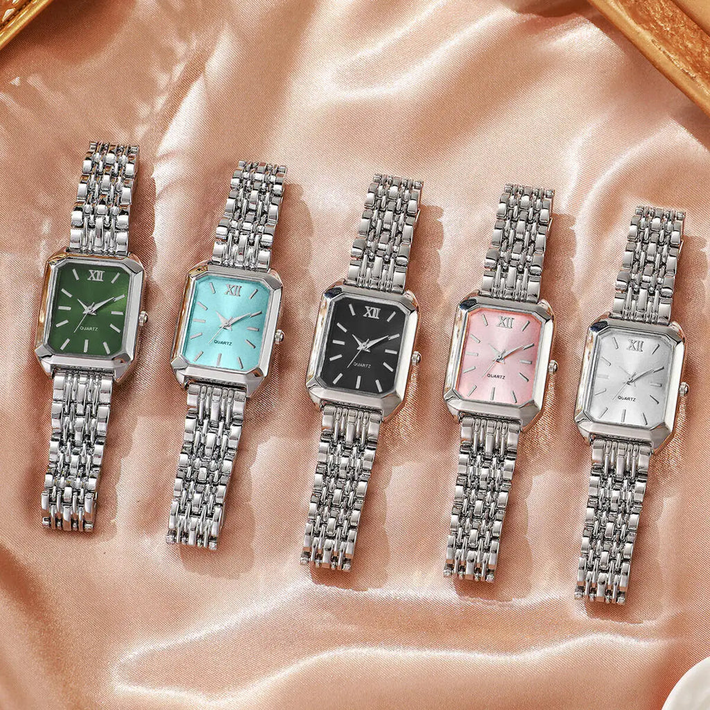 Fashion Rectangle Quartz Watch - Luxury Analog Wristwatch Gift