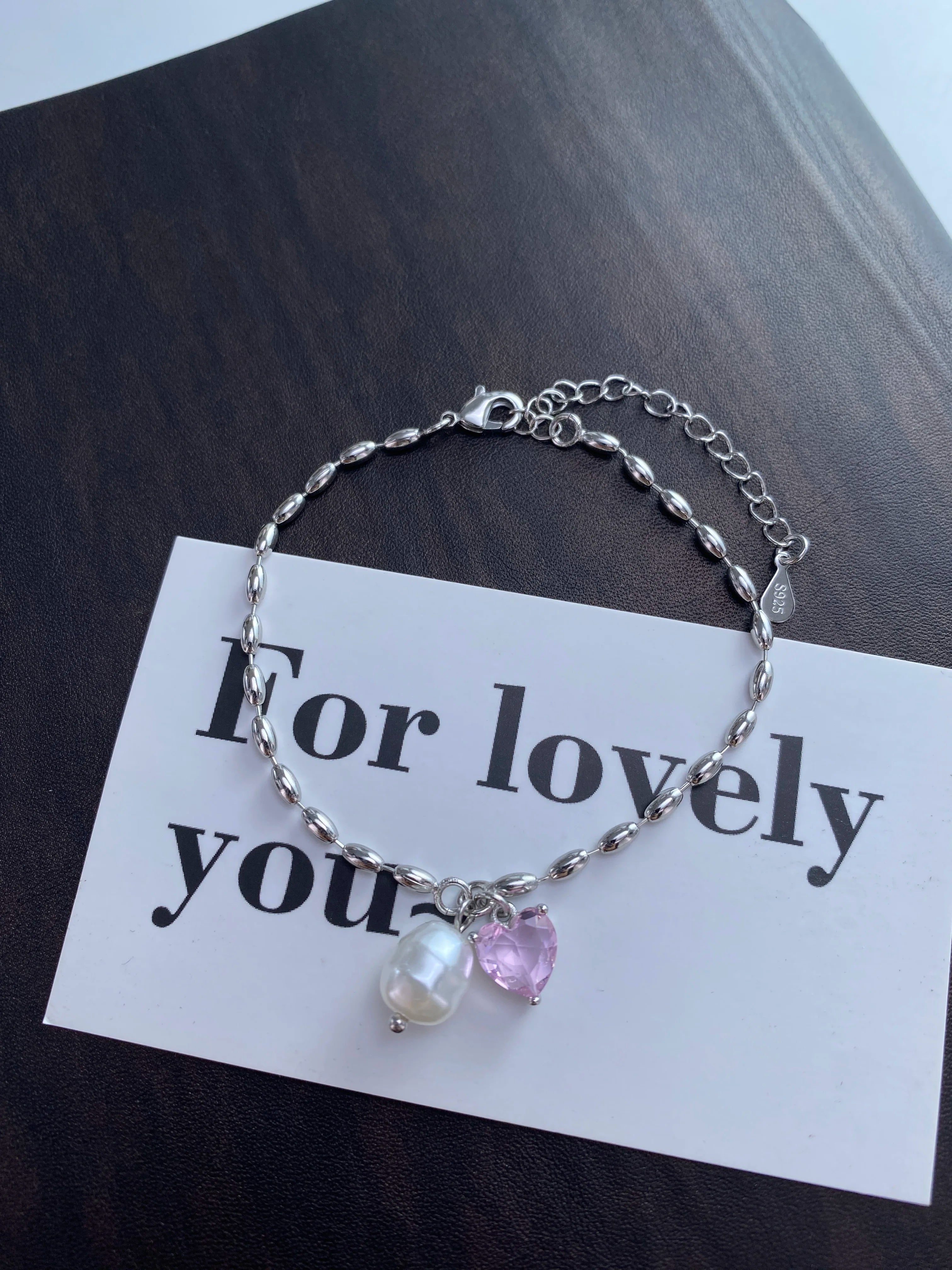 VENTFILLE 925 Sterling Silver Double Layer Pearl Bracelet for Women Girl Design Bead Korean Jewelry Dropshipping