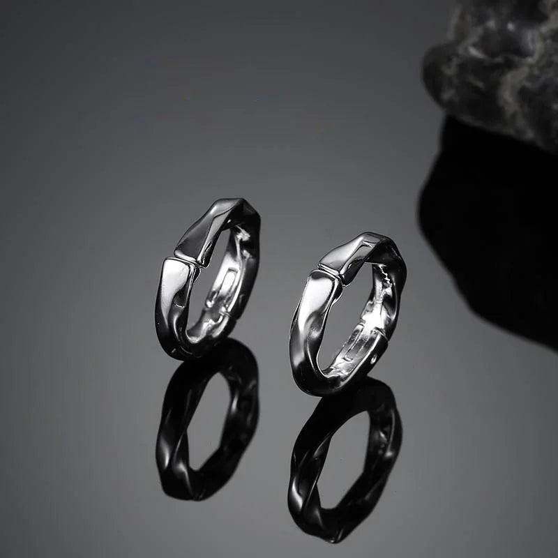 1Pcs Vintage Minimalist Stud Earrings for Teens Ear No Piercing Earrings Women Men Fake Pierced Unusual Party Earrings Jewelry