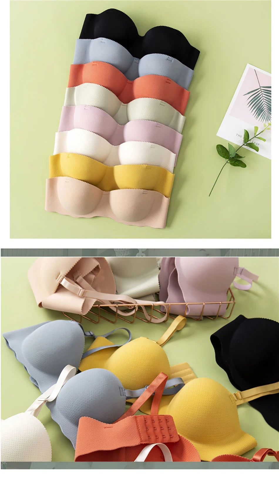 Girls Seamless Bra - Comfort Breathable Removable Strap