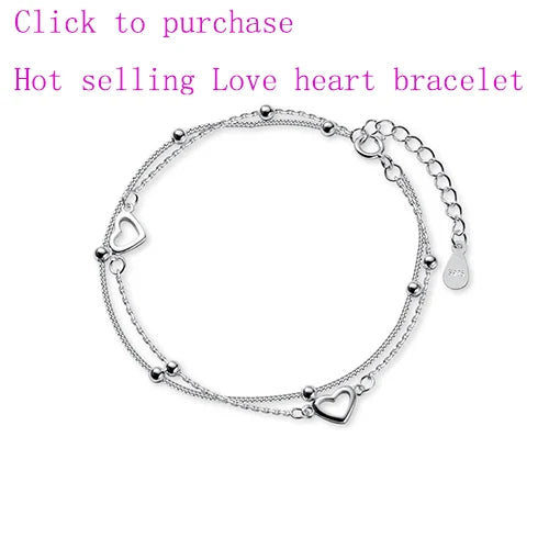 VENTFILLE 925 Sterling Silver Double Layer Pearl Bracelet for Women Girl Design Bead Korean Jewelry Dropshipping
