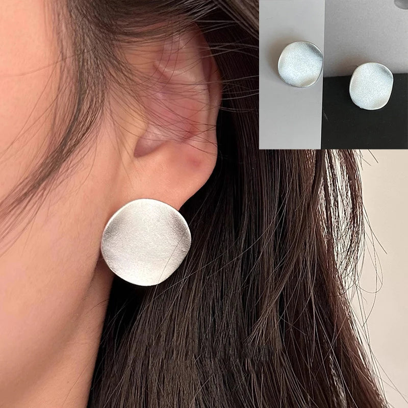 VENTFILLE 925 Sterling Silver CZ Star Moon Asymmetric Hoop Earrings for Women Girls Gold Silver Color Party Jewelry Gifts