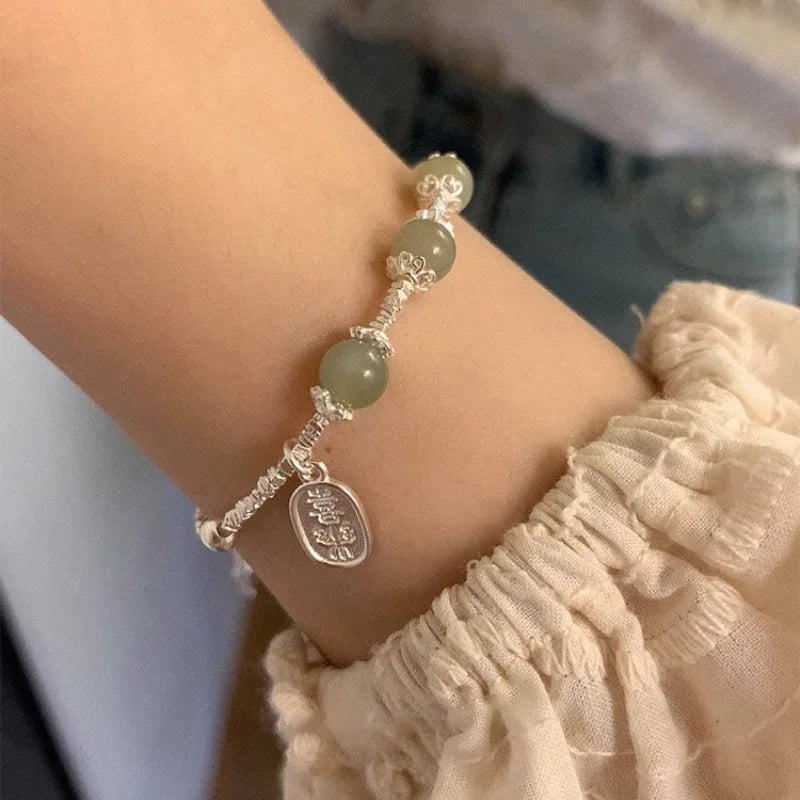 VENTFILLE 925 Sterling Silver Double Layer Pearl Bracelet for Women Girl Design Bead Korean Jewelry Dropshipping