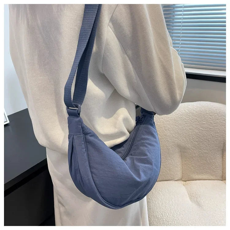 Casual Nylon Crossbody Bag for Women Designer Shoulder Bags Large Capacity Tote Lady Travel Shopper Bag Female Purses 2024