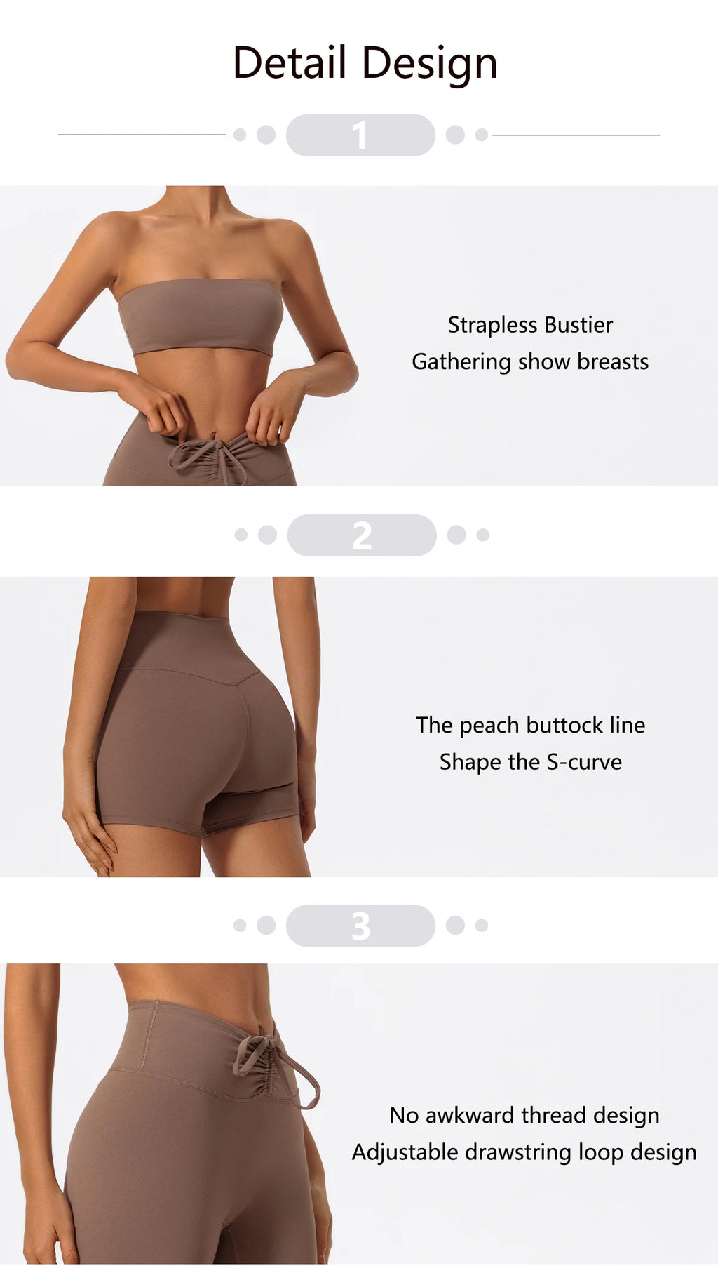 Ctenkevet Two Piece Fitness Sports Set Women Workout Yoga Outfit Strapless Bra Woman 2Ps Gym Crop Top Deportivos Mujer Gym Suits