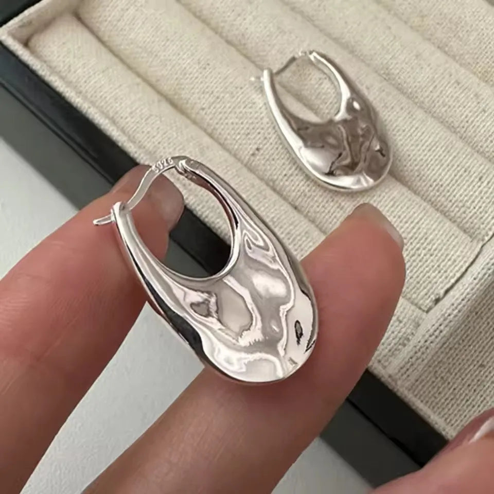 VENTFILLE 925 Sterling Silver Bow Knot Ear Clip for Women Girl Ribbon Design Ballet Style Sweet Jewelry Gift Dropshipping