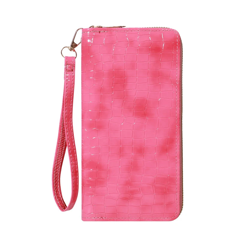 Classic Wallet, Large Capacity Clutch Purse With Zipper, Card Holder With 8 Slots And Multiple Compartments, Elegant Hand Clutch