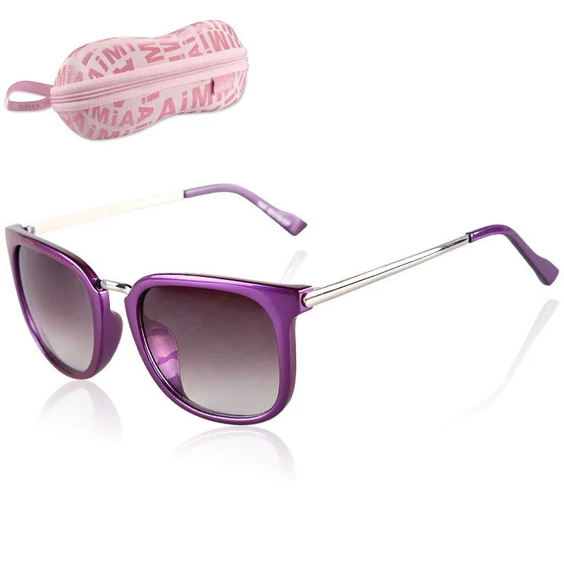 2025 Fashion Classic Vintage Cat Eye Sunglasses - Metal Decorate Women