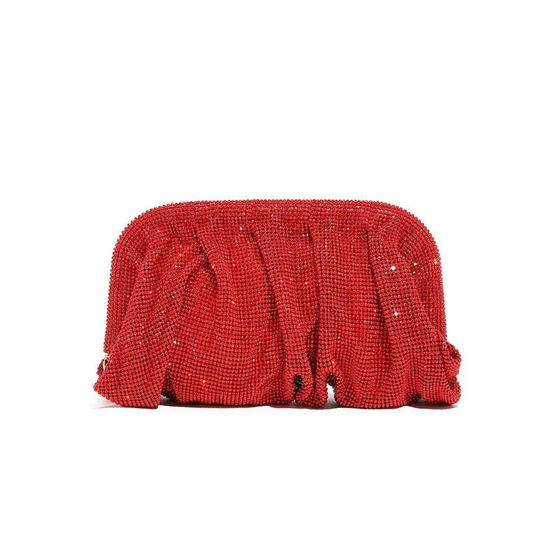 Glamorous Rhinestone Pearl Evening Bag for Women | Elegant Stage Performance Clutch | Sparkly Prom Wedding Party Purse 럭셔리 클러치백