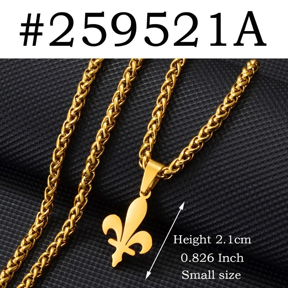Anniyo Bosnians Pendant Necklaces Gold Color Silver Color Charm Bosna Bosniak Jewelry #264521