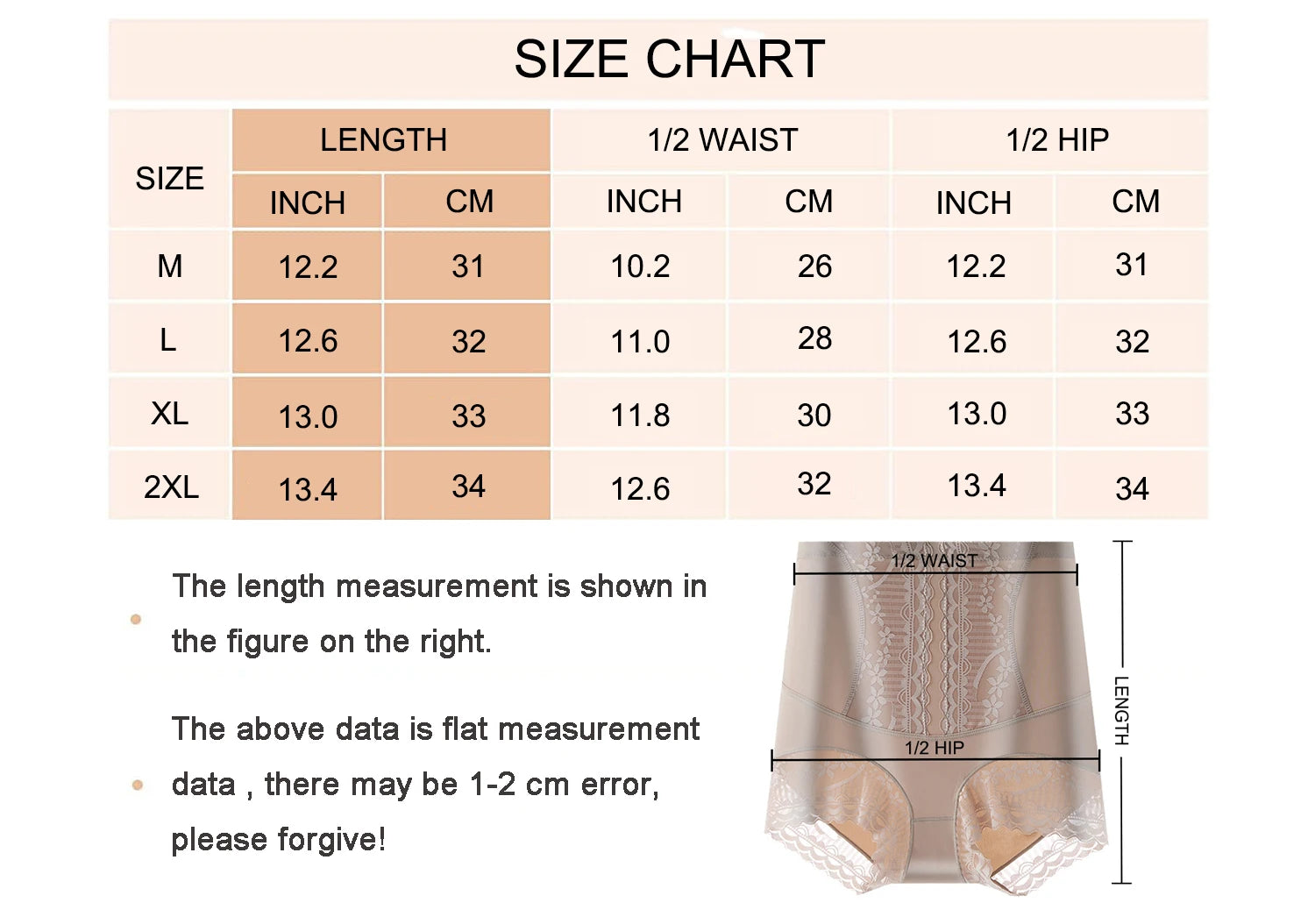 High Waist Control Panties - Seamless Lace Postpartum Shapewear