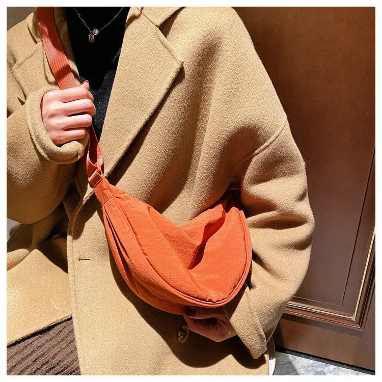 Casual Nylon Crossbody Bag for Women Designer Shoulder Bags Large Capacity Tote Lady Travel Shopper Bag Female Purses 2024