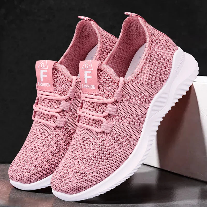 Comfortable Women's Casual Sneakers - 2025 Summer Breathable Running Shoes