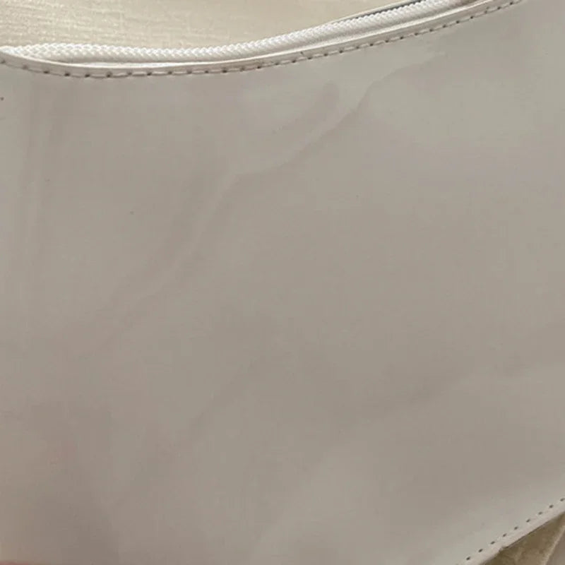 Retro Solid Color PU Leather Shoulder Underarm Bag Women's Fashion Handbags Casual Purses and Handbag Ladies Hand Bags