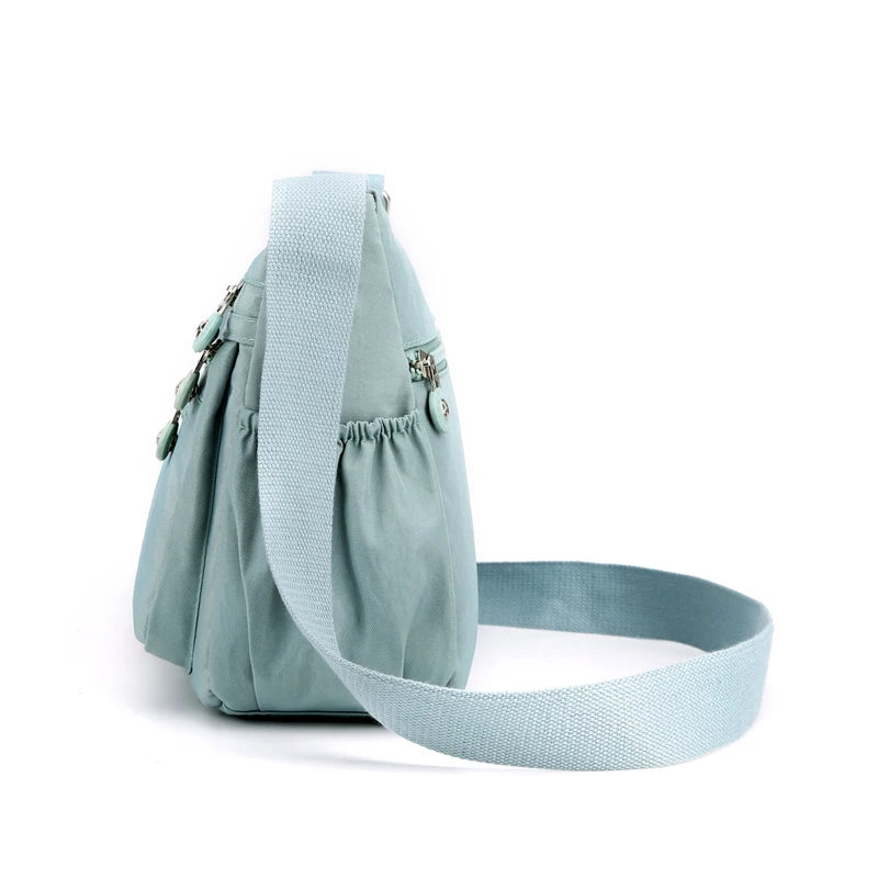 High capacity Shoulder Crossbody Bag for Women Purse Waterproof Nylon Handbag Suitable for mothers, shopping, vacation use
