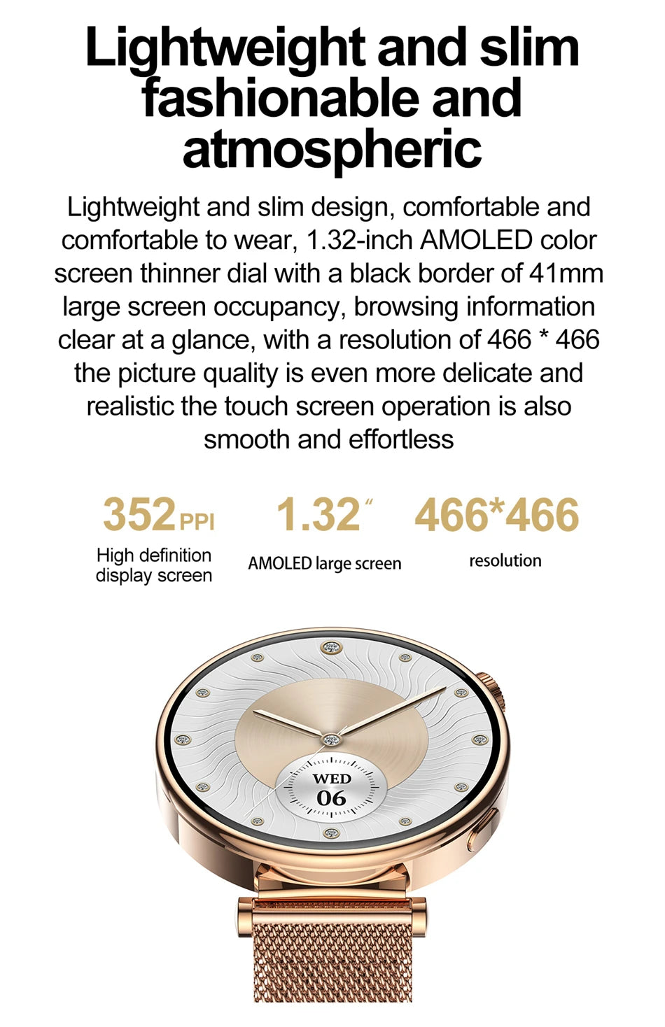 2025 New For Original HUAWEI Watch GT5 Mini Women Smartwatch GPS motion trail NFC 466*466 HD Full screen touch Ladies Smartwatch