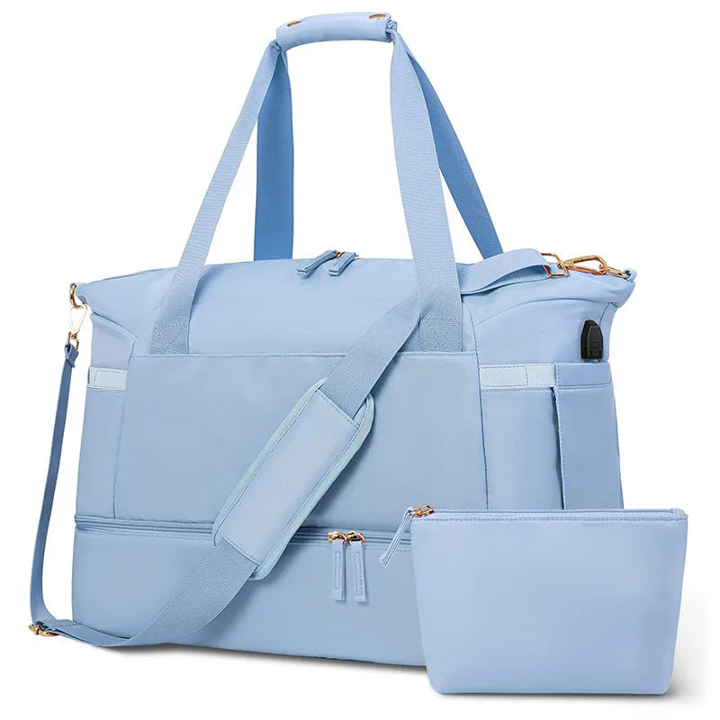 Sports Gym Bags Travel Gym Women Yoga Handbag Multifunction Swimming Shoulder Messenger Fitness Training Bag for Traveling Bolsa