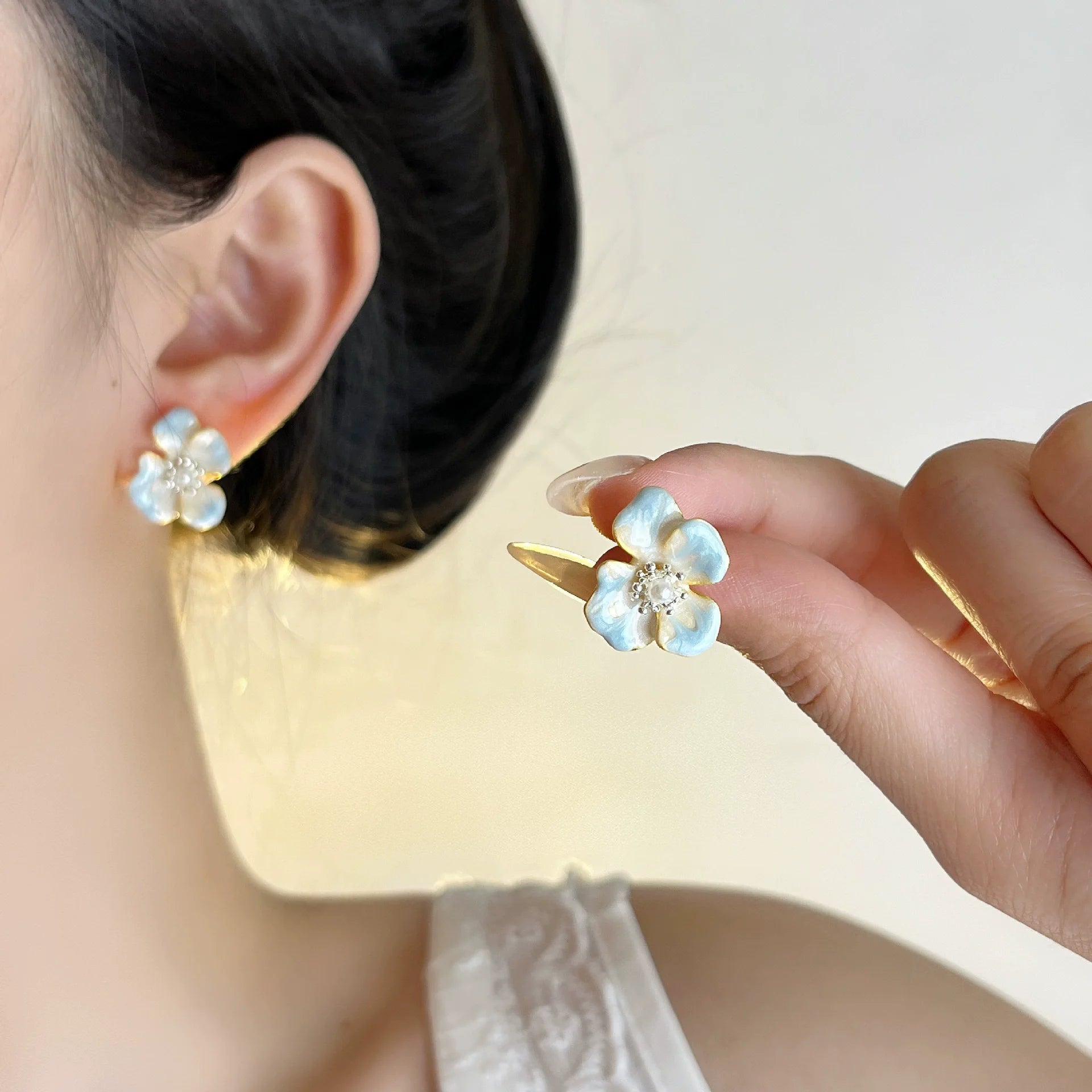 VENTFILLE 925 Sterling Silver Bow Knot Ear Clip for Women Girl Ribbon Design Ballet Style Sweet Jewelry Gift Dropshipping