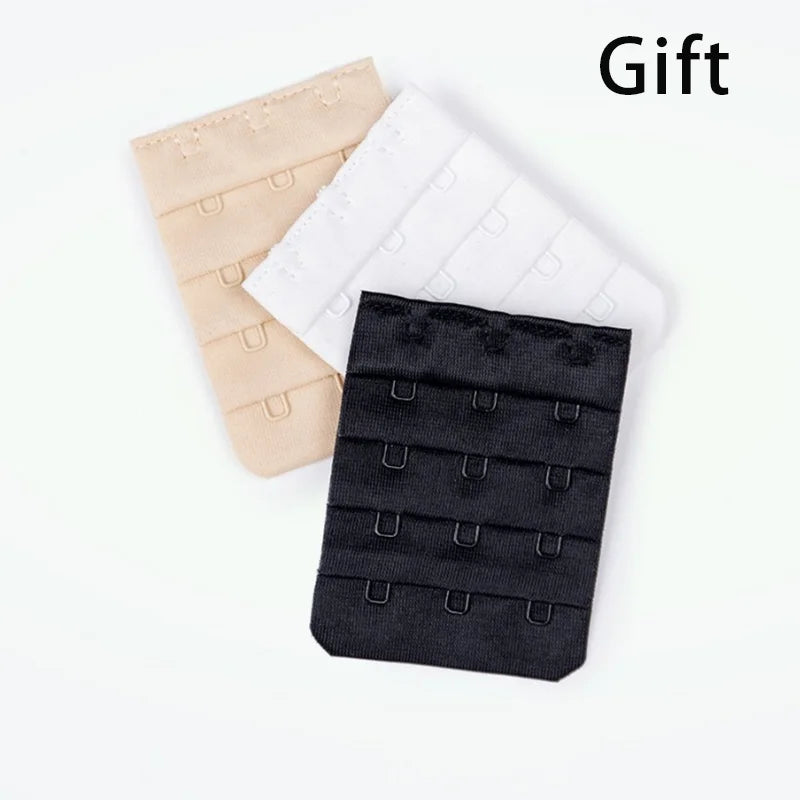 Women Daily Comfort Wireless Bra - Silk Decoration Removable Pad